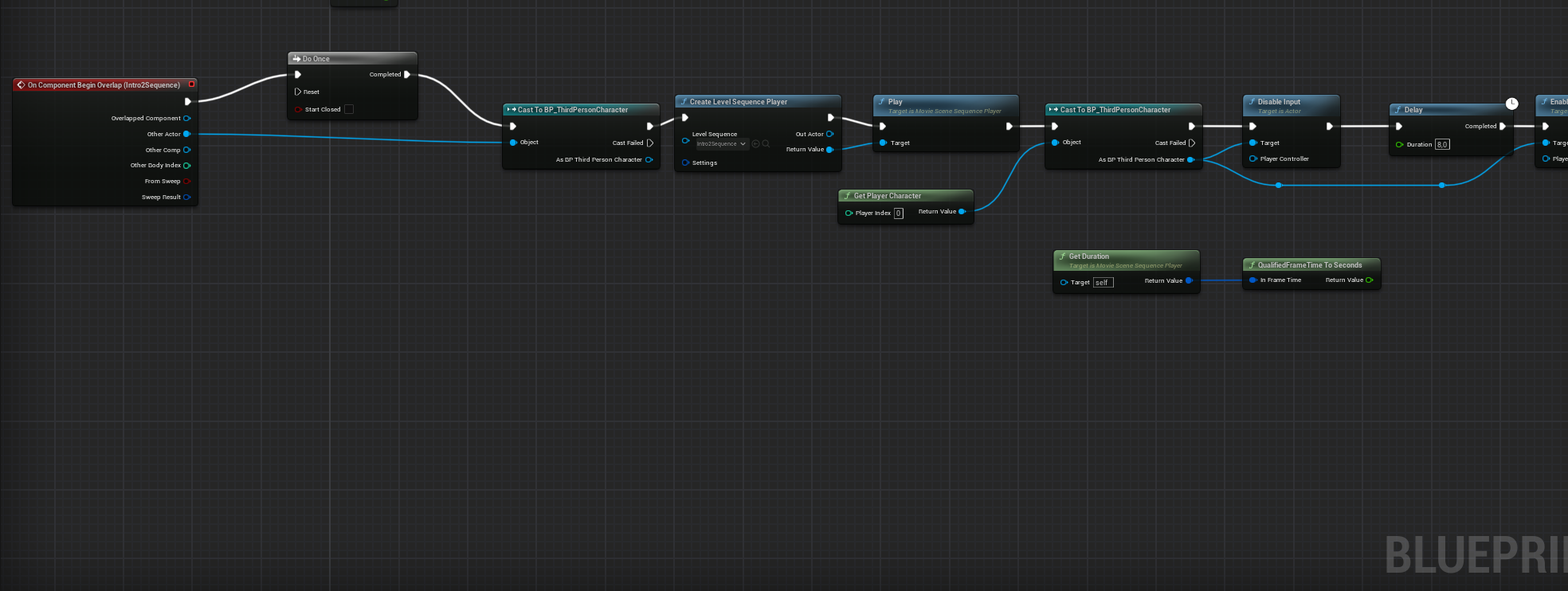 Cinematic trigger part 1
